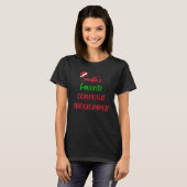 Santas Favorite Computer Programmer     Christmas T-shirt (Voorkant volledig)