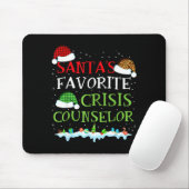 Santa's Favorite Crisis Counselor Fun Christmas  Muismat (Met muis)