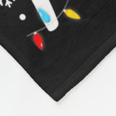 Santa's Favorite Dance Teacher Shirt Funny Christm Fleece Deken (Hoek)