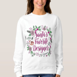 Santa's favorite designer Christmas sewing gift id Trui