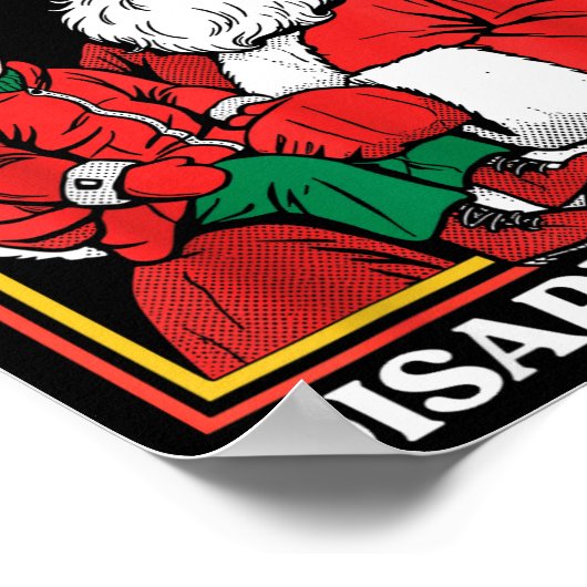 Santas Favorite Disapintment Funny Sarcastic Chris Poster (Hoek)