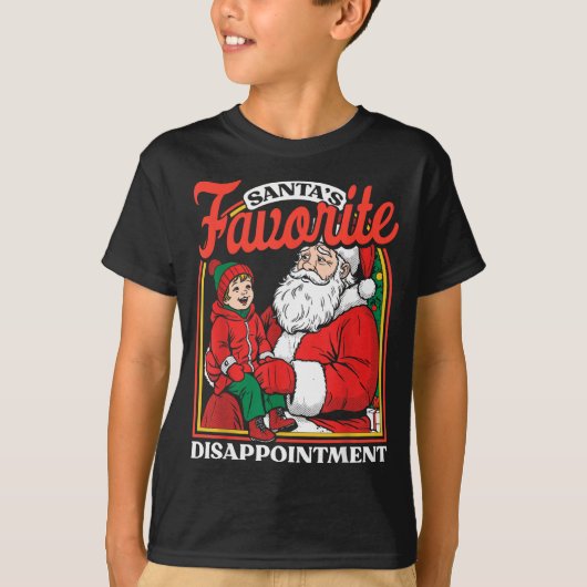 Santas Favorite Disapintment Funny Sarcastic Chris T-shirt (Voorkant)