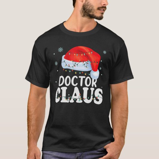 Santas Favorite Dispatcher kerstDoctor Claus T-shirt (Voorkant)