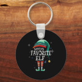 Santa's Favorite Elf The Matching Elf Family For C Sleutelhanger (Voorkant)