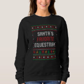 Santas Favorite Equestrian    Equestrian Chritsmas Trui (Voorkant)