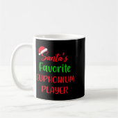 Santas Favorite Euphonium Player Gift Euphonium Ch Koffiemok (Links)