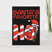 Santas Favorite Funny Naughty Adult Christmas Xmas Kaart (Voorkant)