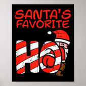 Santas Favorite Funny Naughty Adult Christmas Xmas Poster (Voorkant)