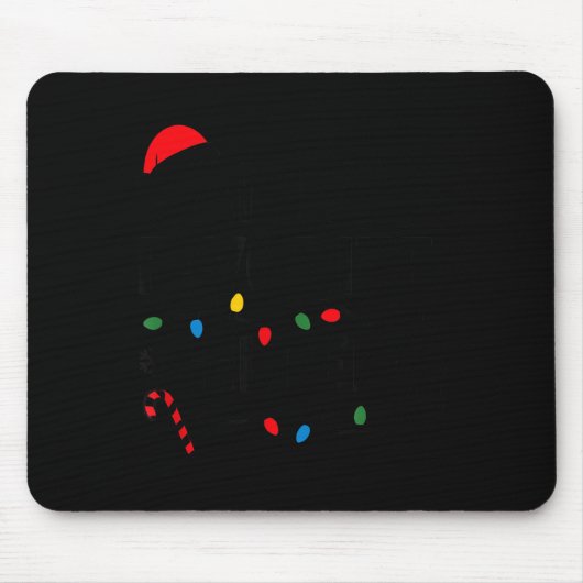 Santa's Favorite Helper Funny Christmas Muismat (Voorkant)