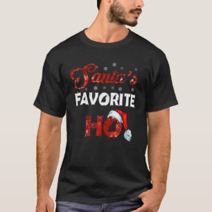 Santa's Favorite Ho Funny Christmas T-shirt