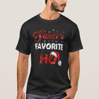 Santa's Favorite Ho Funny Christmas T-shirt