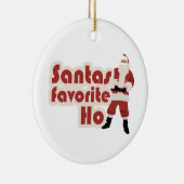 Santas Favorite Ho Keramisch Ornament (Rechts)
