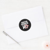 Santas Favorite Ho Ronde Sticker (Envelop)