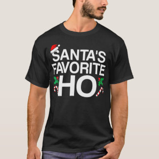 Santas Favorite Ho Santa Funny Kerstmis T-shirt