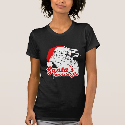 SANTA'S FAVORITE HO T-SHIRT (Voorkant)