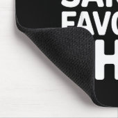 Santa's Favorite Ho Tee Funny Christmas Graphic  Muismat (Hoek)