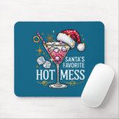 Santa's Favorite Hot Mess Long Sleeve Muismat (Met muis)