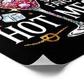 Santa's Favorite Hot Mess Long Sleeve  Poster (Hoek)