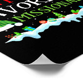 Santa's Favorite Missionary Fun Christmas  Poster (Hoek)