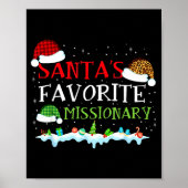 Santa's Favorite Missionary Fun Christmas  Poster (Voorkant)