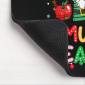 Santa's Favorite Music Teacher Christmas Santa Hat Muismat (Hoek)