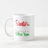 Santa's Favorite Office Team Christmas Lights Sant Koffiemok (Links)