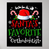 Santa's Favorite Orthodontist Christmas Party  Poster (Voorkant)