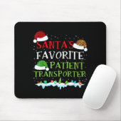 Santa's Favorite Patient Transrter Fun Christmas  Muismat (Met muis)