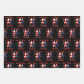 Santa's Favorite President Funny Trump Christmas Inpakpapier Vel (Voorkant)