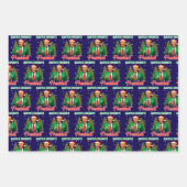 Santa's Favorite President | Trump Christmas Gift  Inpakpapier Vel (Voorkant 2)
