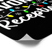 Santa's Favorite Receptionist Christmas Family Mat Poster (Hoek)