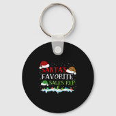Santa's Favorite S Rep Fun Christmas Sleutelhanger (Voorkant)