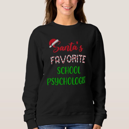 Santas Favorite School Psychologist     Chritsmas Trui (Voorkant)
