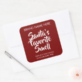 Santa's Favorite Smell Candle Labels (Envelop)