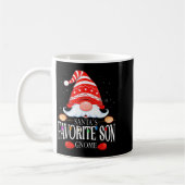 Santa's Favorite Son Gnome Matching Christmas Paja Koffiemok (Links)