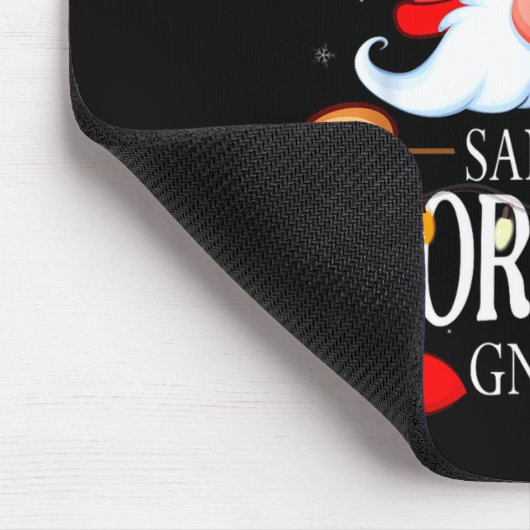 Santas Favorite Son Gnome Matching Christmas Paja  Muismat (Hoek)