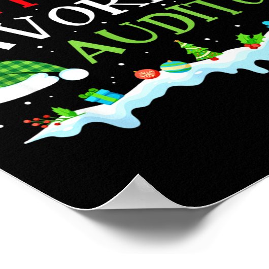 Santa's Favorite Tor Fun Christmas Poster (Hoek)