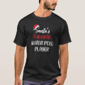 Santas Favorite Water Polo Player Christmas Water (Voorkant)