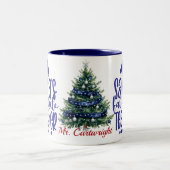 Santa's Favourite Teacher Tweekleurige Koffiemok (Center)