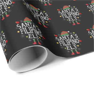 Santa's Filipino Elf - Filipijnen Cadeaupapier