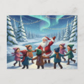 Santa's Forest joy Briefkaart (Voorkant)