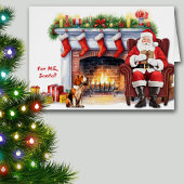 Santa's Gift Beagle Dog Kerstmis