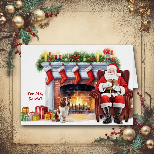 Santa's Gift Cavalier King Charles Spaniel Vakanti