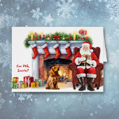 Santa's Gift Cocker Spaniel Hond Kerstmis