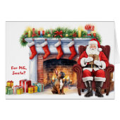 Santa's Gift Franse Bulldog Kerstmis (Voorkant Horizontaal)