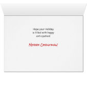 Santa's Gift Greater Swiss Mountain Dog Christmas (Binenzijde Horizontaal (Onderkant))