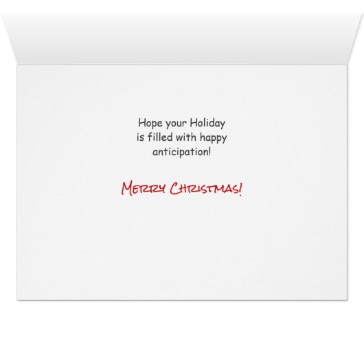 Santa's Gift Greater Swiss Mountain Dog Christmas (Binenzijde Horizontaal (Onderkant))