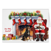 Santa's Gift Greater Swiss Mountain Dog Christmas (Voorkant Horizontaal)