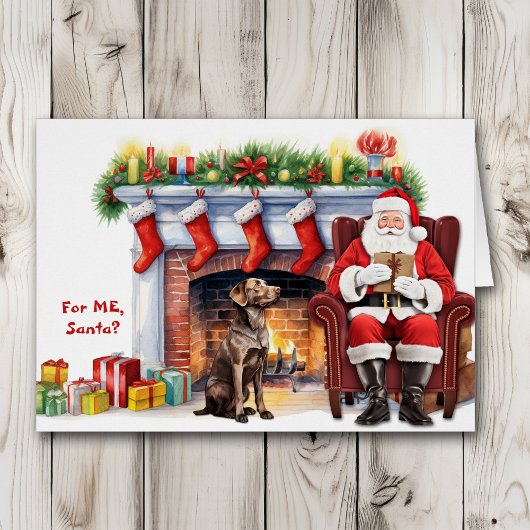 Santa's Gift Labrador Retriever Hond Kerstmis