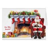 Santa's Gift Pommerse Hond Kerstmis (Voorkant Horizontaal)